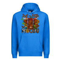 True Royal Just a Little Moody Premium Hoodie - CowhideDigitalArt