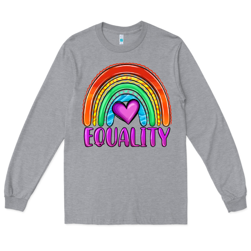 Equality Rainbow Long Sleeve Tee by OliviaCreatesArt | Teevron