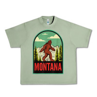 Oil Green montana vintage bigfoot travel Urban Heavy Tee - longCreatives