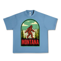 Pebble Blue montana vintage bigfoot travel Urban Heavy Tee - longCreatives