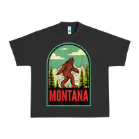 Pigment Black montana vintage bigfoot travel Urban Heavy Tee - longCreatives