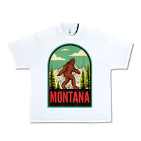 White montana vintage bigfoot travel Urban Heavy Tee - longCreatives