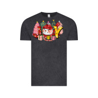 Vintage Black joy snowman Vintage Tee - CowGirlArtShop