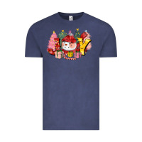 Vintage Denim joy snowman Vintage Tee - CowGirlArtShop