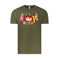 Vintage Olive joy snowman Vintage Tee - CowGirlArtShop