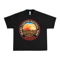 Black Vintage Grand Canyon National Park Retro 80s Graphic Urban Heavy Tee - longCreatives