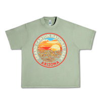 Oil Green Vintage Grand Canyon National Park Retro 80s Graphic Urban Heavy Tee - longCreatives