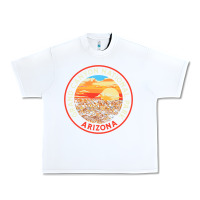 White Vintage Grand Canyon National Park Retro 80s Graphic Urban Heavy Tee - longCreatives