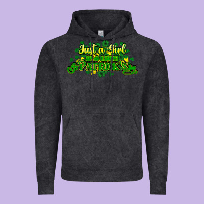Just A Girl Who Loves St. Patrick's Day Vintage Hoodie Designed By Howdyjamesfarm