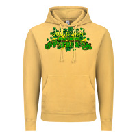 Vintage Mustard Just a girl who loves St. Patrick's Day Vintage Hoodie - HowdyJamesFarm