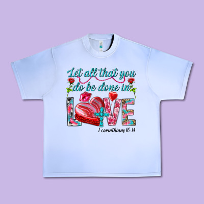 Let All That You Do Be Done In Love 1 Corinthians Urban Heavy Tee Designed By Howdyjamesfarm