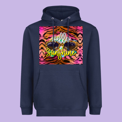 Hello Sunshine Heavyweight Hoodie Designed By Barkaloodesign