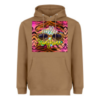 Toasted Coconut hello sunshine Heavyweight Hoodie - BarkalooDesign