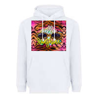 White hello sunshine Heavyweight Hoodie - BarkalooDesign