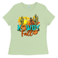 Matcha Howdy Fall Ladies Tee - texasbilliewilder