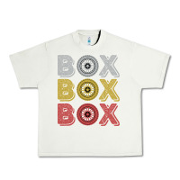 Pistachio Vintage Retro Box Box Box Formula Racing Urban Heavy Tee - longCreatives