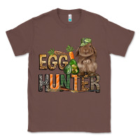 Chestnut Egg hunter with rabbit Easter Day Classic Tee - HowdyJamesFarm