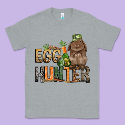 Egg Hunter With Rabbit Easter Day Classic Tee Designed By Howdyjamesfarm