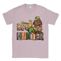 Lilac Egg hunter with rabbit Easter Day Classic Tee - HowdyJamesFarm