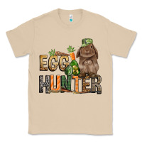 Mushroom Egg hunter with rabbit Easter Day Classic Tee - HowdyJamesFarm