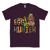 Plum Egg hunter with rabbit Easter Day Classic Tee - HowdyJamesFarm