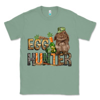 Sage Egg hunter with rabbit Easter Day Classic Tee - HowdyJamesFarm