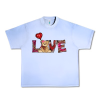 Grape Ice valentines day tedybear love Urban Heavy Tee - RanaPortraitStore