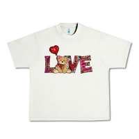 Pistachio valentines day tedybear love Urban Heavy Tee - RanaPortraitStore
