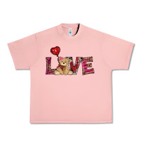 Salmon valentines day tedybear love Urban Heavy Tee - RanaPortraitStore