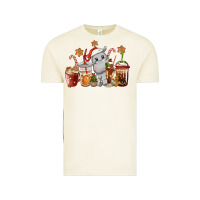 Vintage Arctic hippopotamus coffee cups christmas Vintage Tee - CowGirlArtShop