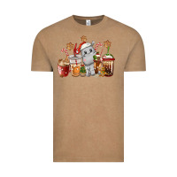 Vintage Coffee hippopotamus coffee cups christmas Vintage Tee - CowGirlArtShop