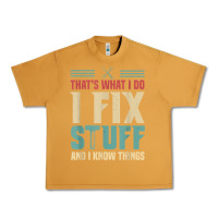 Peanut Butter that's what i do   i fix stuff and i know things Urban Heavy Tee - longCreatives