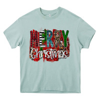 Arona Merry Christmas Buffalo Plaid Leopard Heavy Core Tee - Bettercallsaul