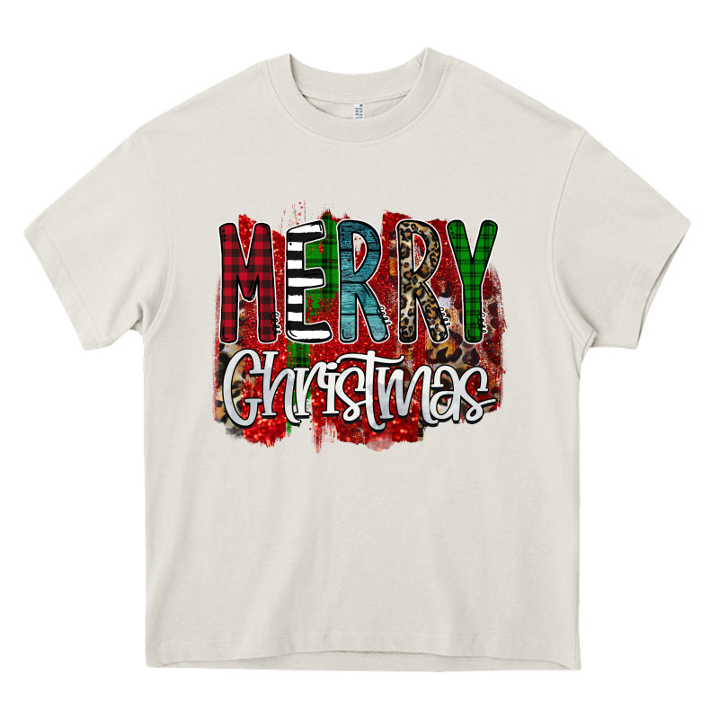 Merry Christmas Buffalo Plaid Leopard Heavy Core Tee by Bettercallsaul | Teevron