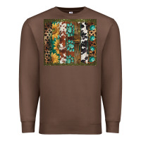 Chestnut western patterns brushstroke Premium Sweatshirt - BarkalooDesign
