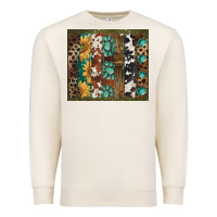 Sandshell western patterns brushstroke Premium Sweatshirt - BarkalooDesign