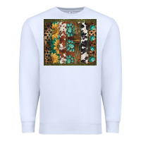 White western patterns brushstroke Premium Sweatshirt - BarkalooDesign