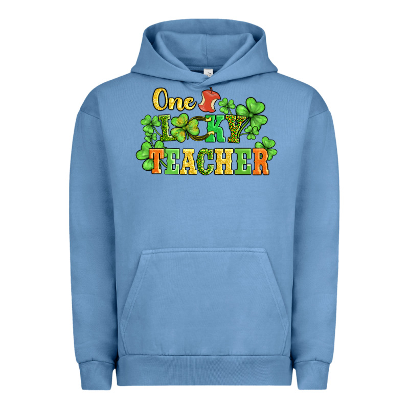 One Lucky Teacher Urban Hoodie by AdoDesignShop | Teevron