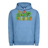 Pigment Pebble Blue one lucky teacher Urban Hoodie - AdoDesignShop