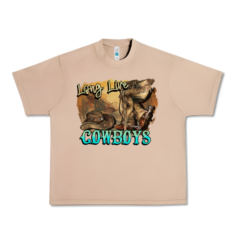 Long Live Cowboys Boots Hat Urban Heavy Tee by HowdyJamesFarm | Teevron