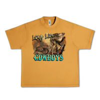 Peanut Butter Long live Cowboys boots hat Urban Heavy Tee - HowdyJamesFarm