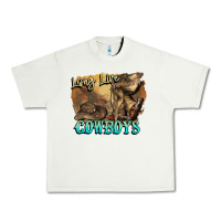 Pistachio Long live Cowboys boots hat Urban Heavy Tee - HowdyJamesFarm