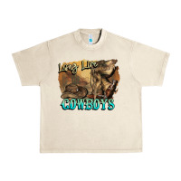 Sandshell Long live Cowboys boots hat Urban Heavy Tee - HowdyJamesFarm