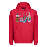 Cardinal nail hustler coffee cups Premium Hoodie - Jasminsmagicworld