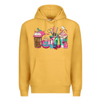Mustard nail hustler coffee cups Premium Hoodie - Jasminsmagicworld