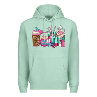 Seafoam nail hustler coffee cups Premium Hoodie - Jasminsmagicworld