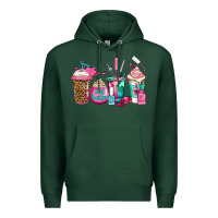 Sports Green nail hustler coffee cups Premium Hoodie - Jasminsmagicworld