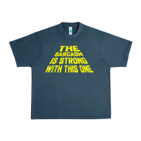 Midnight Navy the sarcasm is strong with this one Urban Heavy Tee - longCreatives