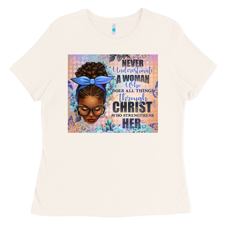 Never Underestimate A Woman Who Does Ladies Tee by texasbilliewilder | Teevron