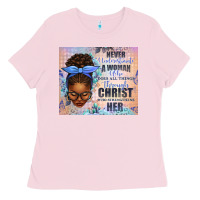 Bubblegum Pink Never Underestimate a Woman Who Does Ladies Tee - texasbilliewilder